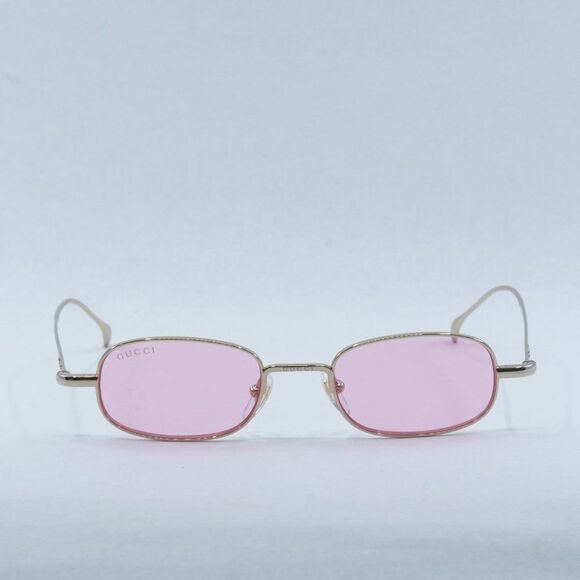 NEW GUCCI GG1648S 005 GOLD PINK SUNGLASSES - Picture 2 of 11